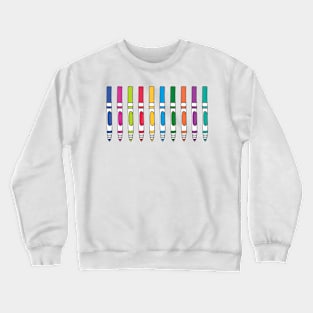 Colorful Marker Set Crewneck Sweatshirt